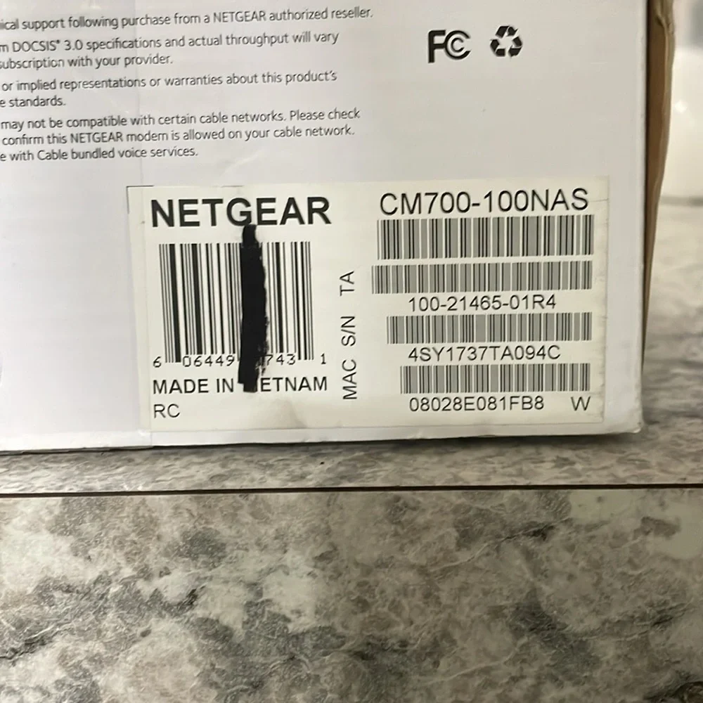 NETGEAR cable modem - Picture 5 of 5